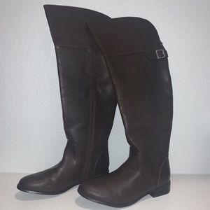 Knee High Brown Boots (NEVER WORN)